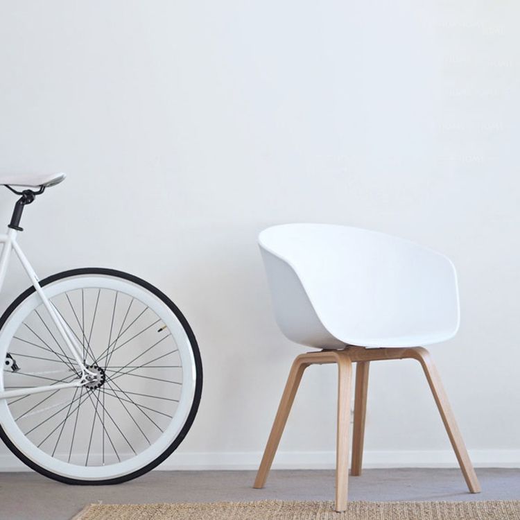 Sedie in stile moderno sedie da pranzo con gambe in legno per cucina