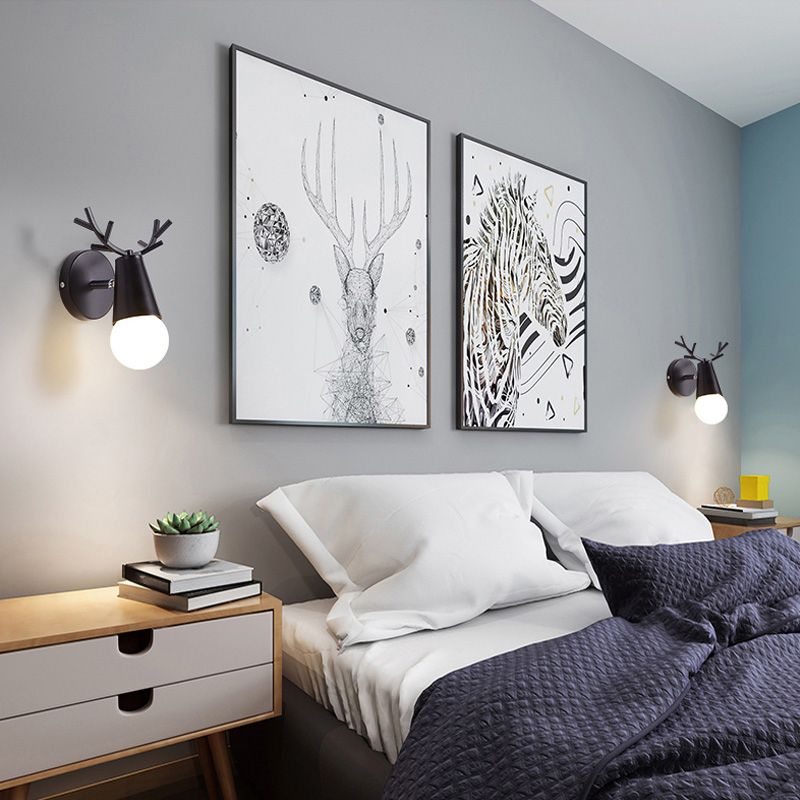 Wall Sconce Lighting Modern Style Metal Wall Mounted Light for Bedroom