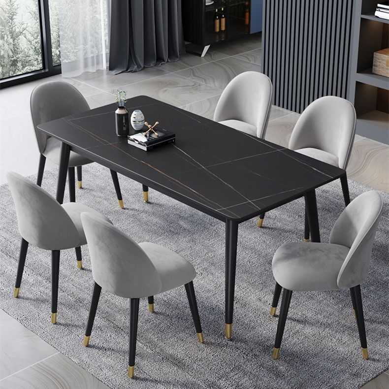 Eigentijdse stijl eettafel stenen eettafel rechthoek voor eetkamer