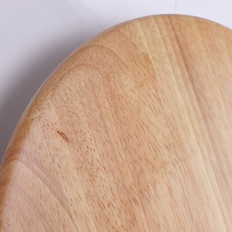 Wooden Wall Sconce Lighting Modern Round Disc Shape Wall Lamp for Bedroom