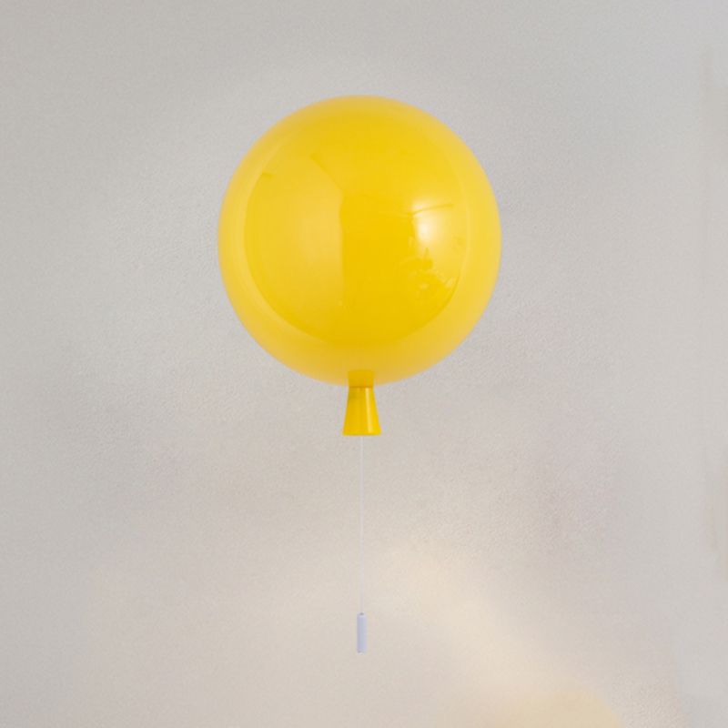 Creative Balloon Wall Light Modern Style Colorful Wall Light Fixture for Bedroom