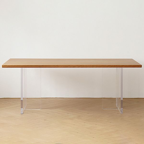 1/2/5 Pieces Rectangle Dining Set Modern Solid Wood Dining Table with Chairs