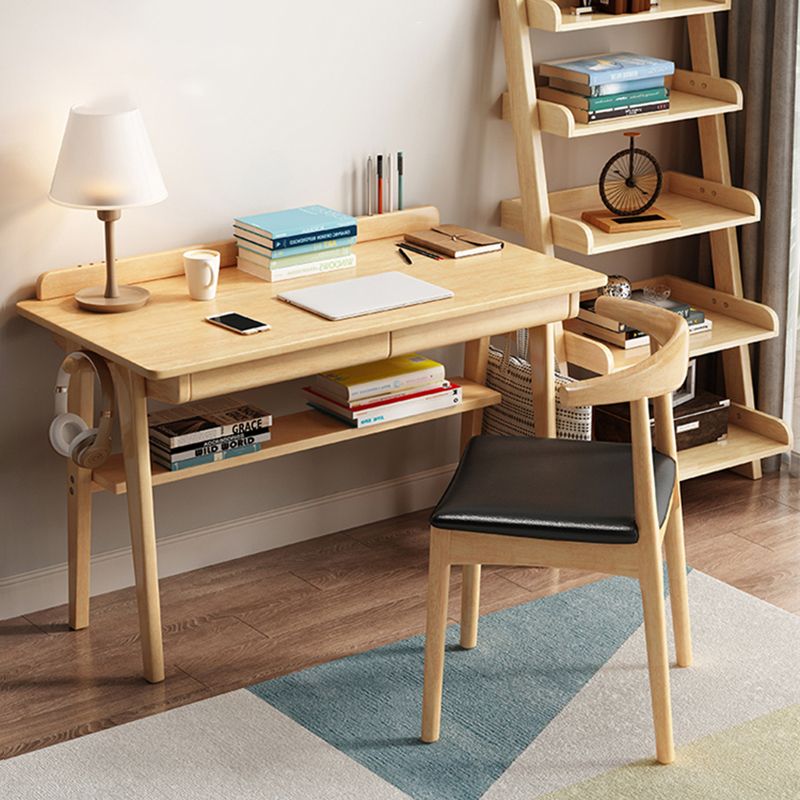 Contemporary No Arm Conference Chair Wood Chair with Legs for Office