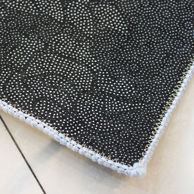 Light Grey Striped Carpet Polyester Casual Carpet Stain Resistant Carpet for Sitting Room