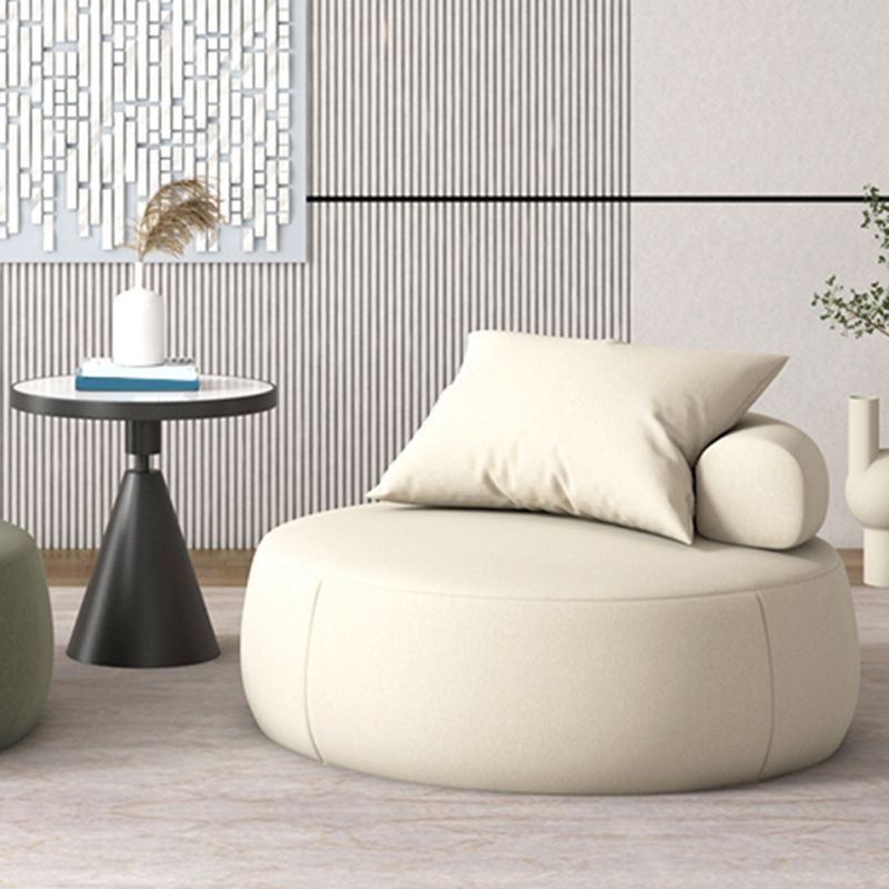 33.5"/39.3" Wide Armless Pillow Back Slipper Chair for Bedroom