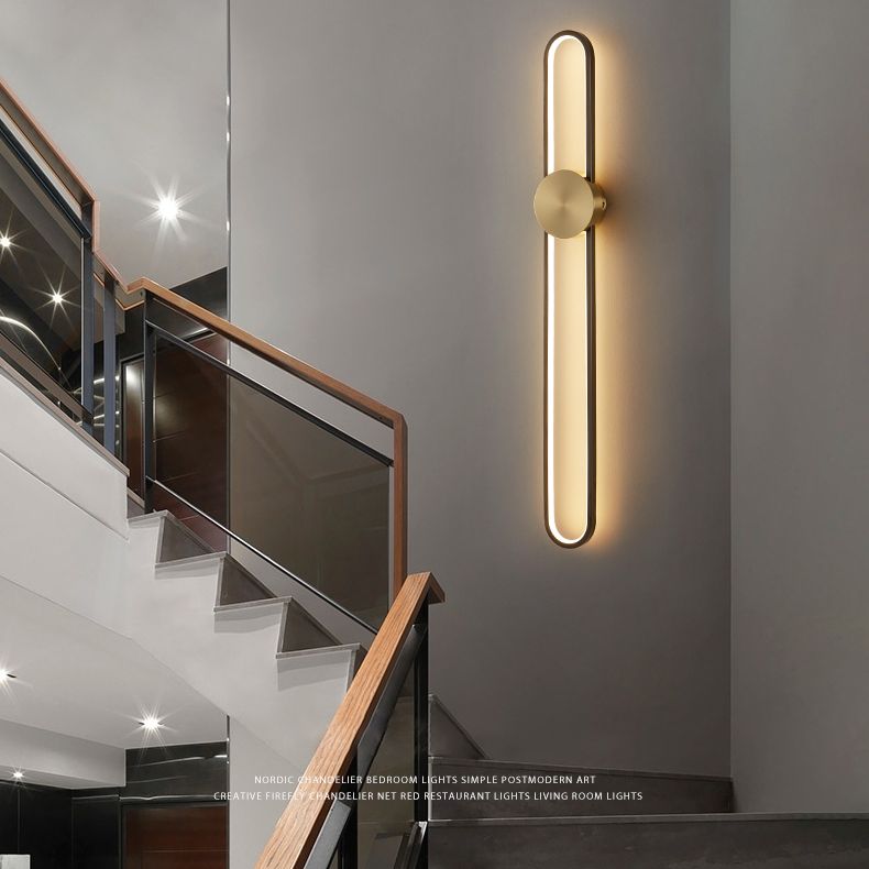 Estilo de lujo moderno Lineal Mall Donce Copper 1 Discontros de luz