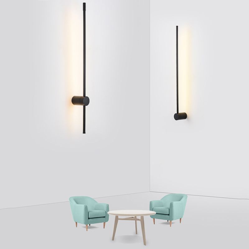 Metal Strip Wall Light Minimalist 1 Light LED Wall Sconce for Living Room