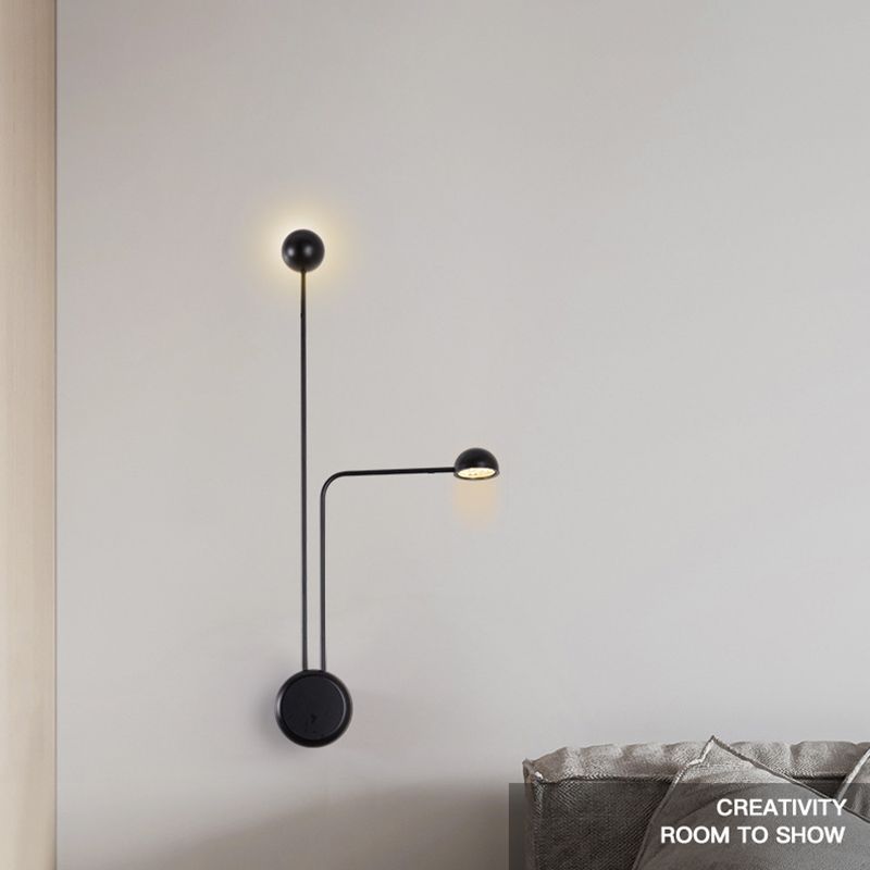 Linear Sconce Light Fixtures Modern Sconce Lighting Metal 2 Light Wall Sconce