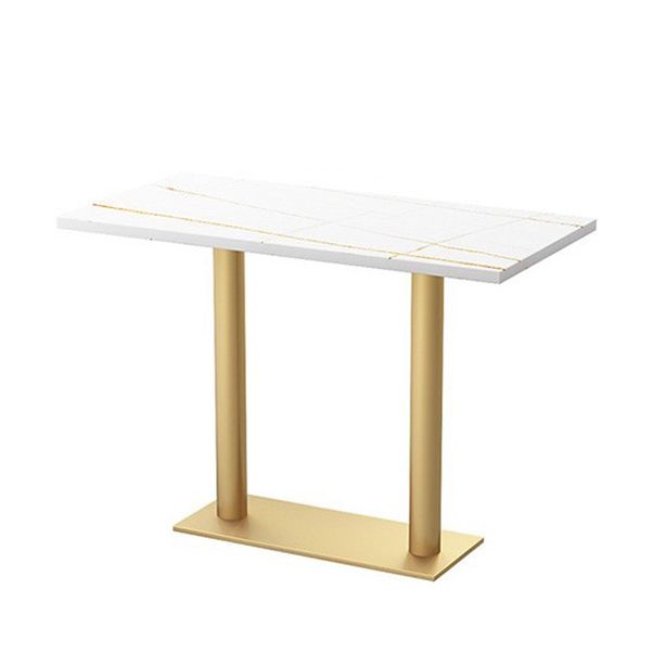 Industrial Style Dining Table Sintered Stone Table for Dining Room