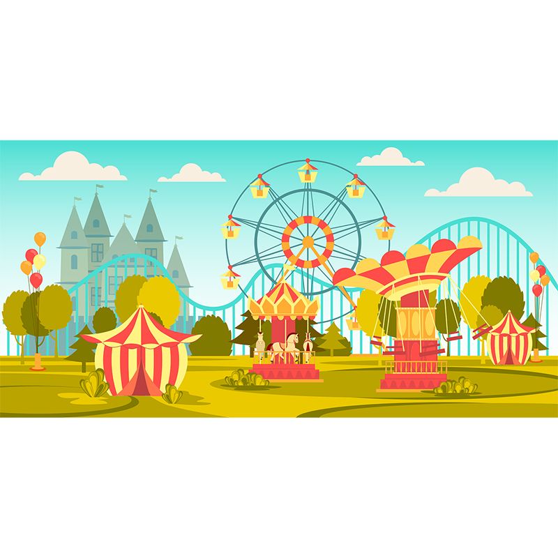 Abstract Landscape Pattern Mural Horizontal Antifouling for Wall Decoration