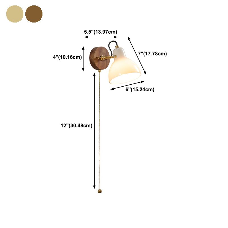 Dome Shape Sconce Light Fixture Modern Style Wall Sconce Lighting for Dining Room