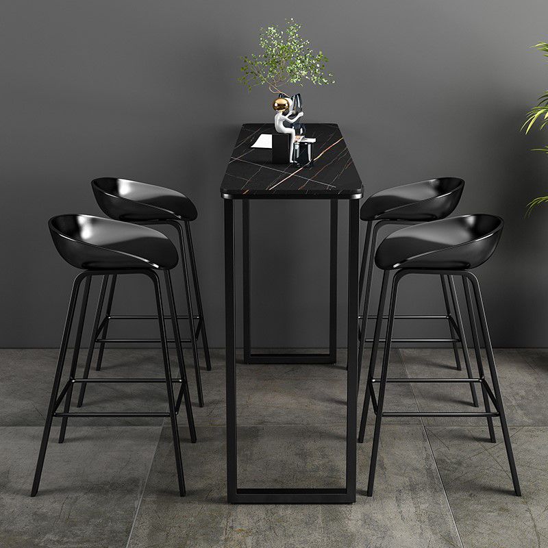 1/2/3/5 Pieces Bar Table and Stools Industrial Bar Pub Table Set