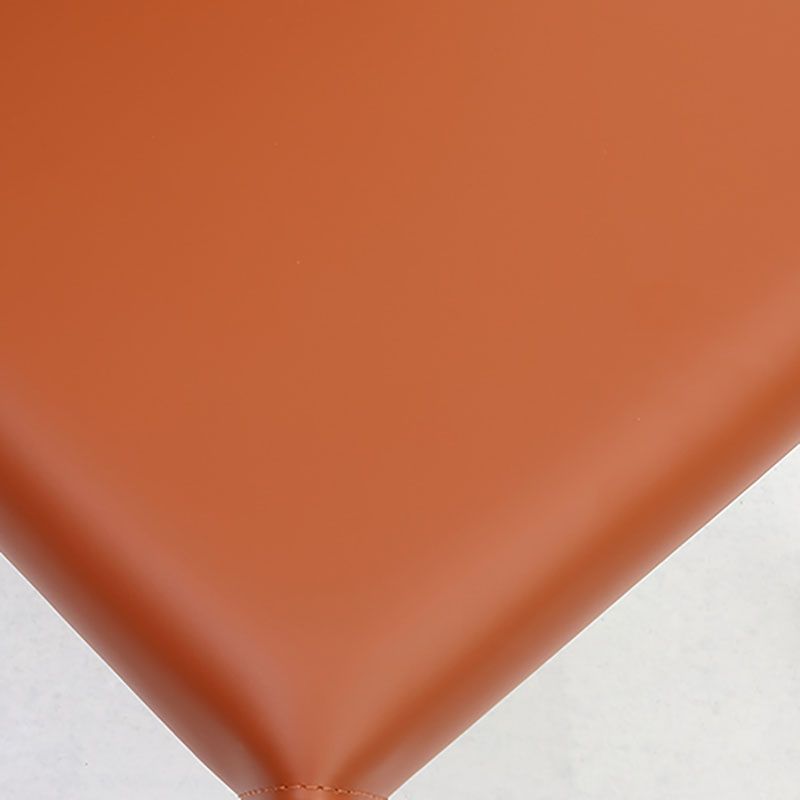 Silla de comedor de cuero sin brazos contemporánea Sillas de comedor de metal
