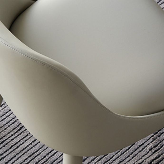 Dining Room Upholstered Parsons Chair Faux Leather Dining Chair