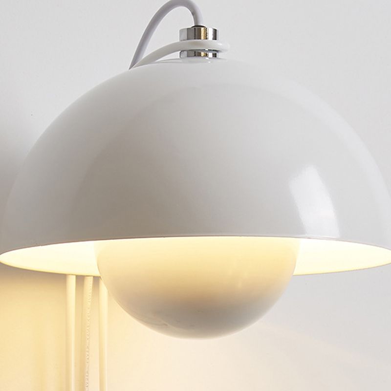 Modern Dome Wall Sconce Lighting Metal 1-Light Wall Sconces for Living Room