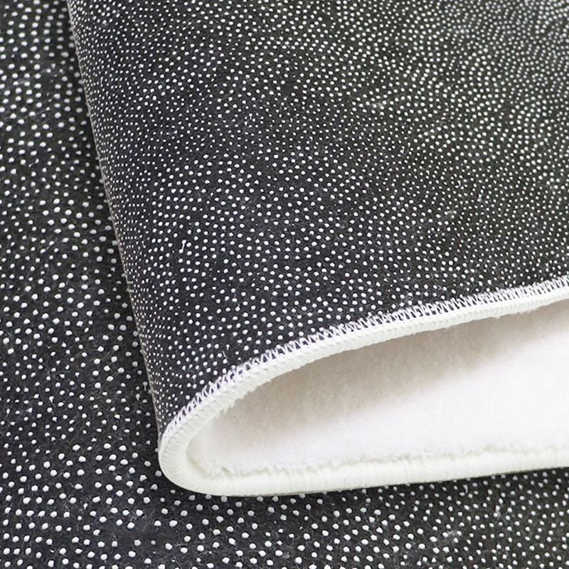 White Modern Carpet Leopard Pattern Polyester Area Rug Non-Slip Backing Rug for Home Decor