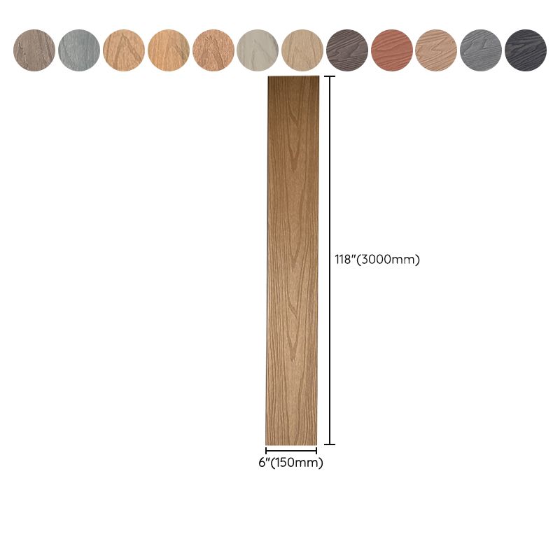 Embossed Patio Flooring Tiles Composite Nailed Flooring Tiles Garden