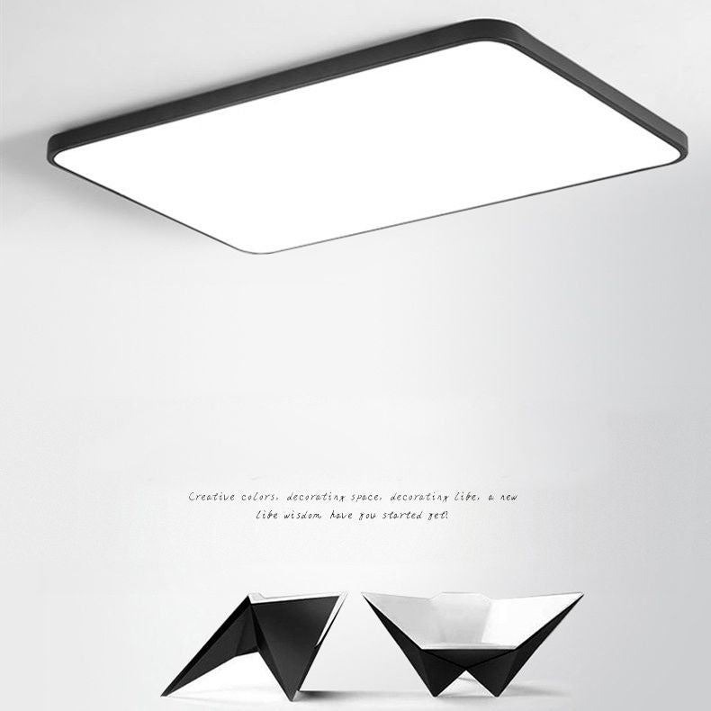 Rectangular Flush Mount Light Fixtures Modern Acrylic Flush Light