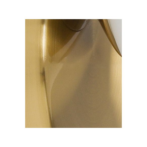 Minimaliste moderne en verre de balle murale lampe crème en verre 1 tête en laiton léger pour le salon de la chambre à coucher