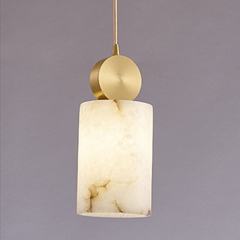 Marble Unique Shape Hanging Lights Modern Style Hanging Mount Fixture for Restaurant