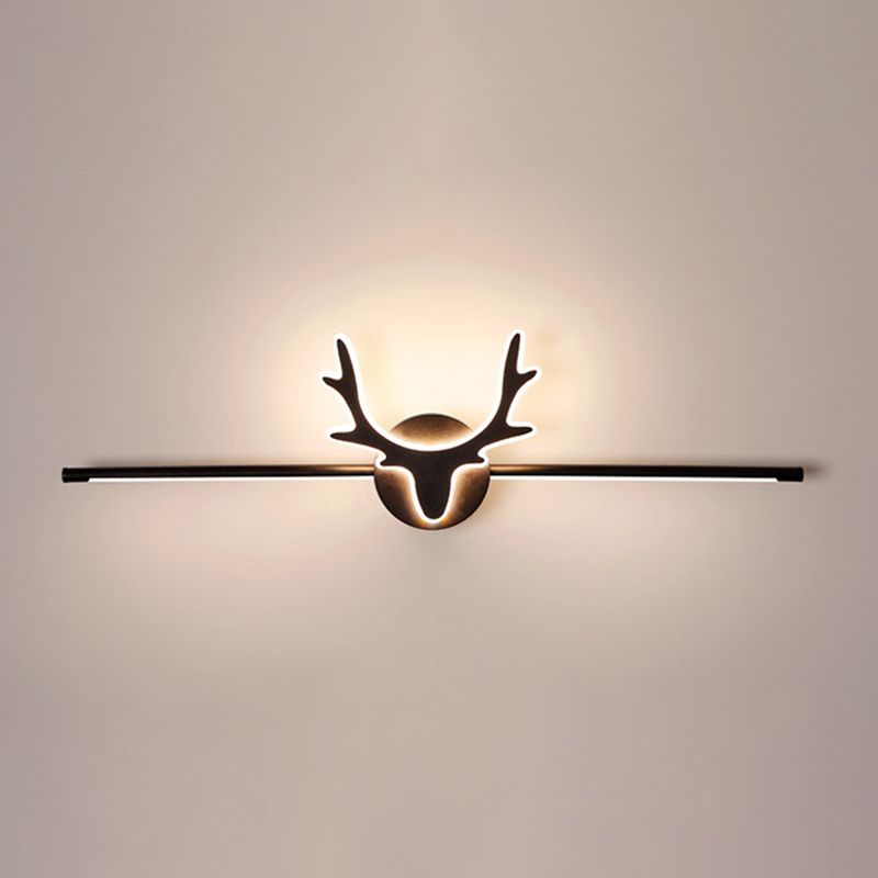 Nordic Style Iron Vanity Light Antler Shape Vanity Lamp for Shower Room