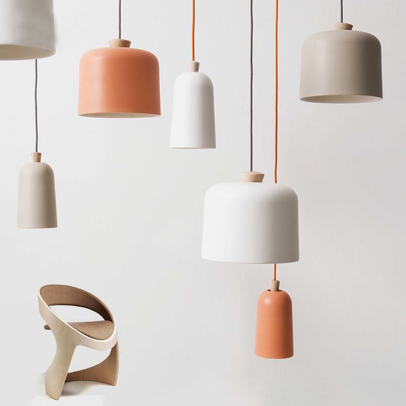 Luce a soffitto appeso a forma di cupola in metallo MODERNA MODERNA 1 LUCE LUCE