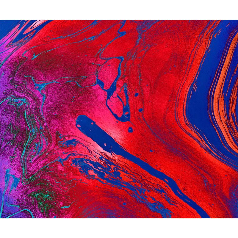 Resistant Wallpaper Customized Abstract Mural Mildew for Dining Room