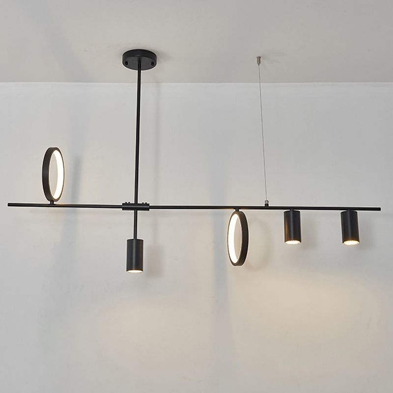 Colgante nórdico de la isla múltiple de la isla de metal múltiple para el comedor