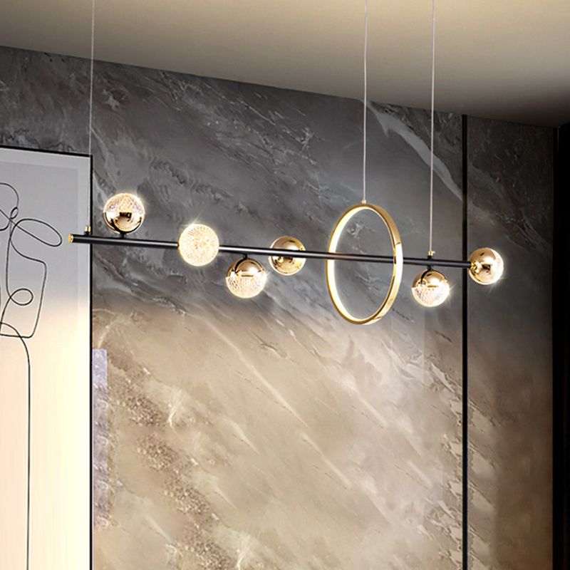 Lámpara de araña de comedor moderno nórdico LED LED SIMPLE LUCHE