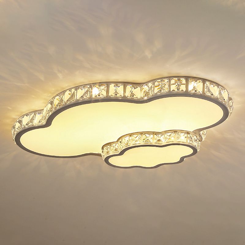 Kristallgeometrische LED-Unterputzleuchte im modernen Luxus-Stil aus Edelstahl für Schlafzimmer