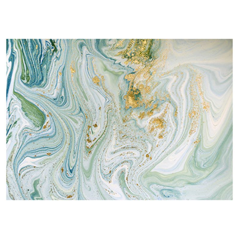 Abstract Watercolor Printed Rug Luxury Polyester Area Carpet Anti-Slip Backing Rug for Living Room