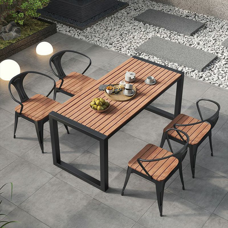 Modern 1/3/4/5/7 Pieces Picnic Table Set Manufactured Wood Dining Picnic Table Set