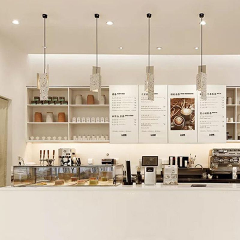 Pendant le pendentif de ciment de ciment Geométrique suspendu géométrique moderne pour la cuisine