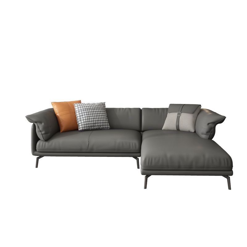 Pillow Arms Cushion Back Contemporary Stain-Resistant Storage Sofa