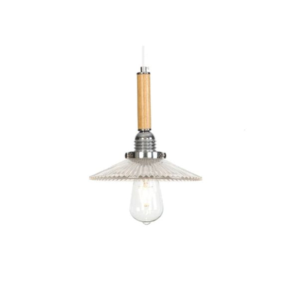 Globe/Cone/Small Bell Pendant Lighting Vintage Clear Glass 1 Licht Roségoud/Chrome hangende lamp met verstelbaar koord