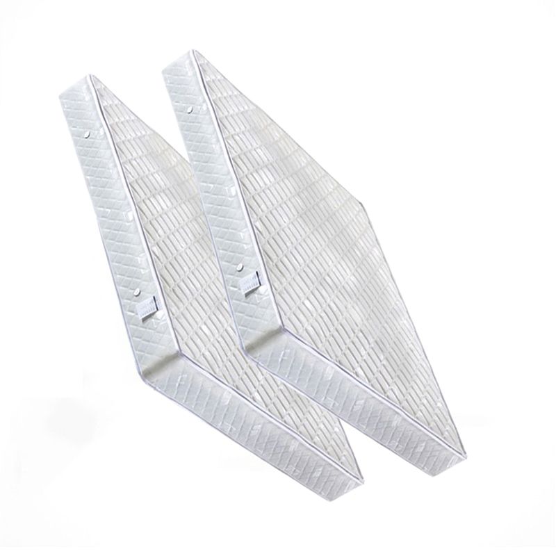 Light Brown Platform Bed Scandinavian 13.77" Tall Bed Frame with Storage Drawers