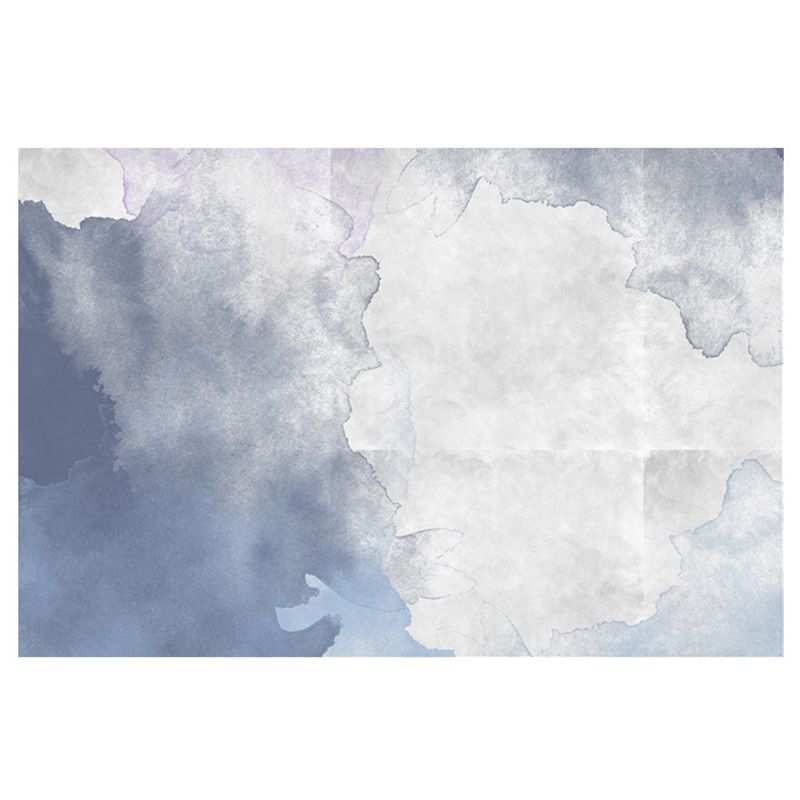 Individuality Watercolor Area Rug Modern Gorgeous Area Carpet Polyester Anti-Slip Backing Carpet for Living Room