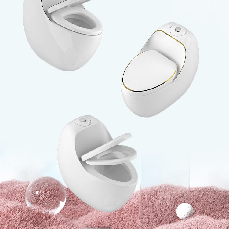 Siphon Jet Toilet Bowl Floor Mounted All-In-One Urine Toilet