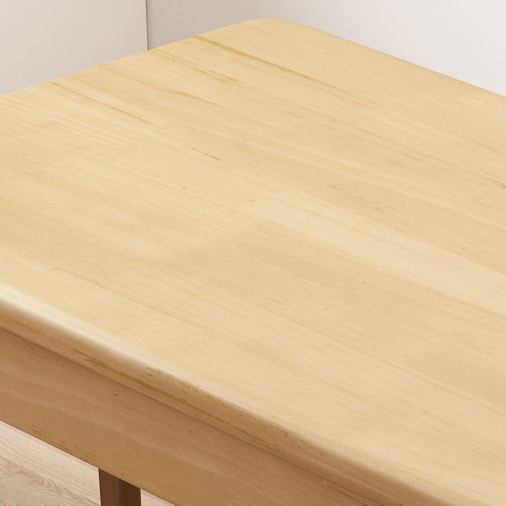 Contemporary Style Dining Room Table Set with Solid Wood Table and Chairs