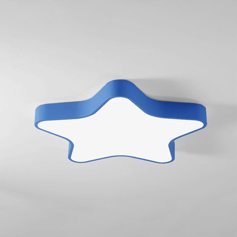 Acryl Ster Schaduw Flush Light Fixture Hedendaagse LED dicht bij plafond lamp voor slaapkamer