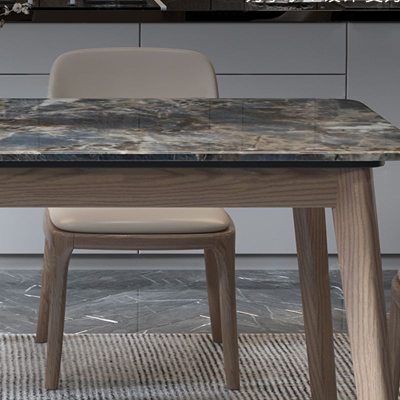 4 Legs Dining Room Table Rectangle Dinner Room Kitchen Table