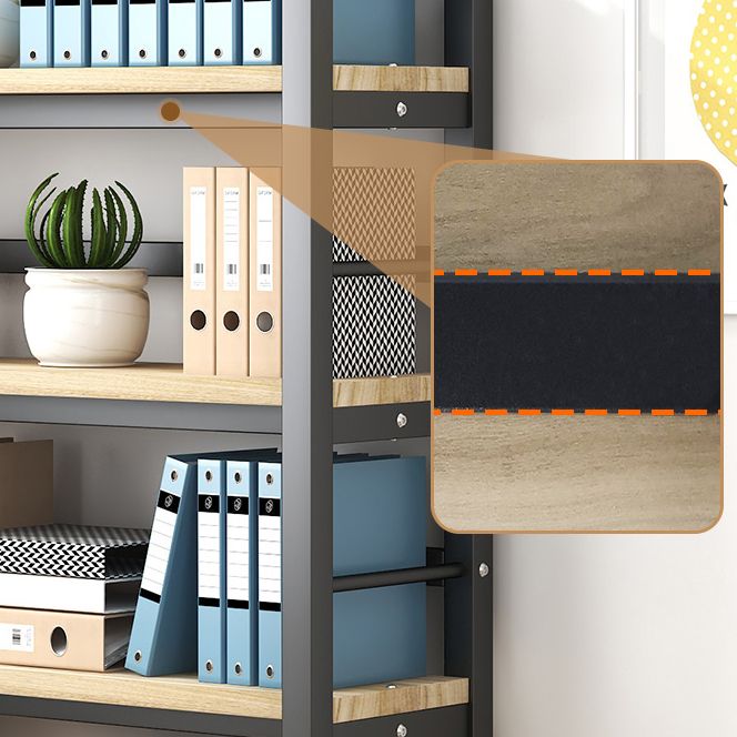 Etagere Bookshelf Modern Open Back Shelf Bookcase for Home Office