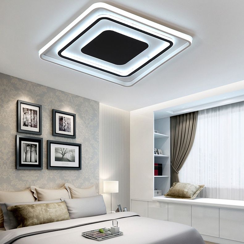 Modern Simple Style LED Lamp Flush Mount Ceiling Light for Living Room Bedroom
