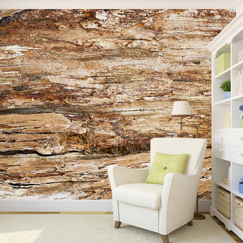 Wood Grain Photography Mural Wallpaper Environment Friendly Living Room Wall Mural