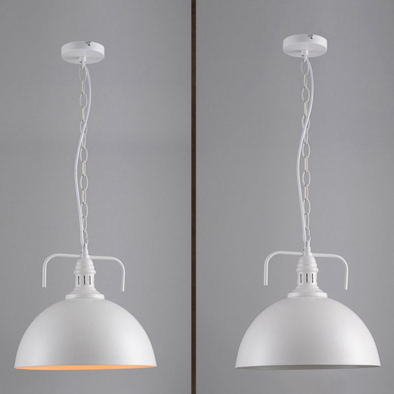 Swivel Joint Pendant Light Industrial Nautical 1 Light Metal Bowl Farmhouse Hanging Lights