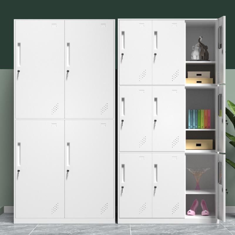 Contemporary Steel Wardrobe Closet Hinged Wardrobe Cabinet for Home