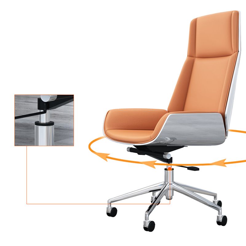 Metal Frame Modern Office Chair Executive Ergonomic Desk Chair