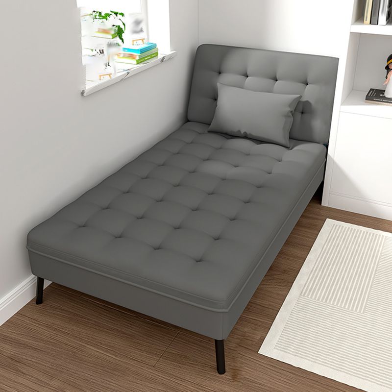 Modern Adjustable and Reclining Chaise with Pillow Standard Lounge Chair for Living Room