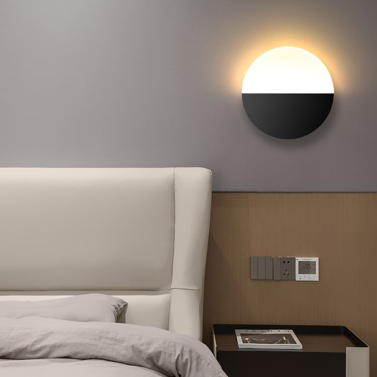 Modern Nordic LED Circle a parete Montata a parete Light Acrilic Wall Lamp per corridoio