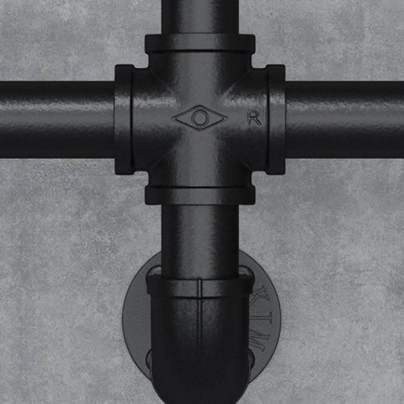 Metall schwimmende Bücherregal Industriestil Wandmontage geschlossenes Rückenregal